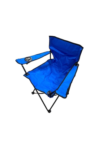 Rejisör Çantalı Kamp Piknik Sandalyesi Mavi