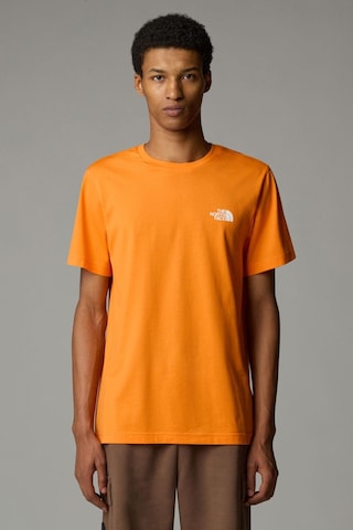 The North Face M Ss Sımple Dome Tee Orange Renkli
