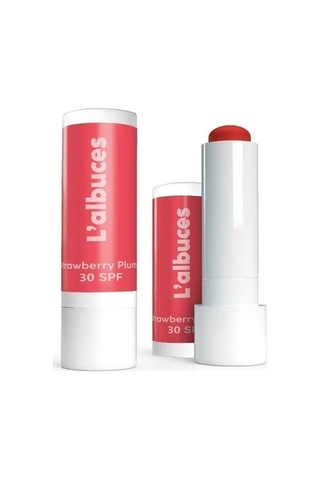 L'albuces Strawberry Plump Lip Balm Dudak Nemlendirici SPF30 2'li