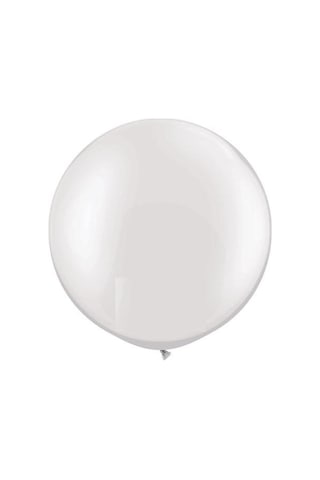 1 Adet 45Inç 114 CM Beyaz Jumbo Büyük Balon Inik