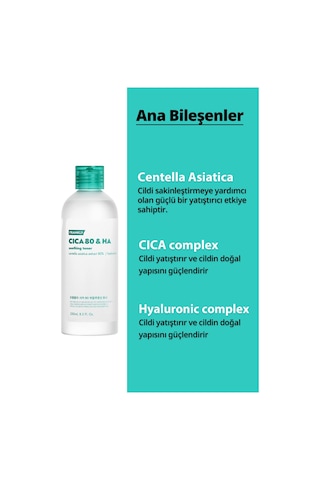 Frankly %80 Cica İçeren Hassas Ciltler İçin Yatıştırıcı Ve Nemlendirici Tonik 260 ML