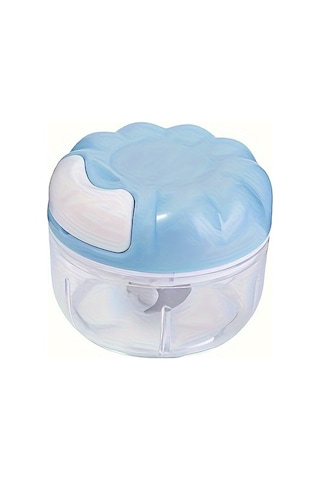 Eastmeeetwest--1 Adet Çok Fonksiyonlu El Sarımsak Öğütücü & Et Doğrayıcı - Kolay Hazırlık İçin Temel Mutfak Aleti Mavi