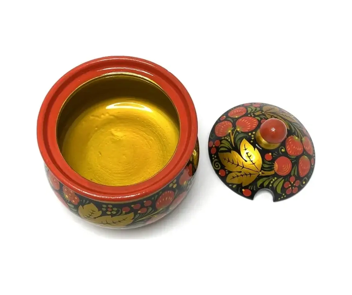 Olimp Suveniry Choloma Ahşap Şekerlik 500 Ml 70488673 Siyah