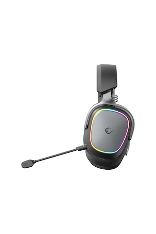 Rampage Retsu Siyah/gri Kablosuz 2.4g+ Bluetooth Kumaş Ve Deri Protein Earpad Mikrofonlu Oyuncu Kulaklığı