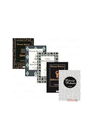 Franz Kafka Dönüşüm Dava Açlık Sanatçısı Ceza Kol. 5 Bez Ciltli