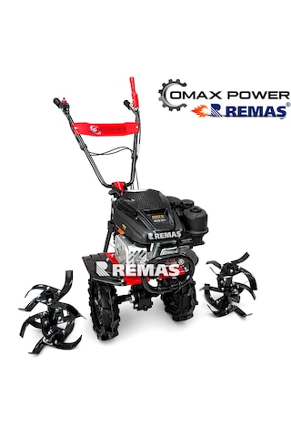 Omax Hobby 1+0 Şanzımanlı RV170 4.5HP Motorlu Tekerlekli Benzinli Çapa Makinesi
