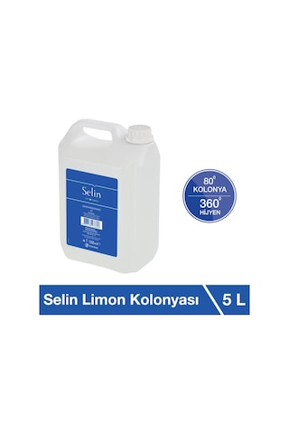Selin Limon Kolonyası 5 Litre 80 Derece