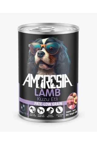 Ambrosia Pate Puppy Kuzu Etli Yavru Köpek Konserve 3 x 400 G