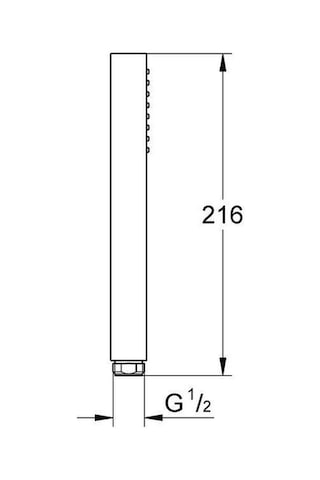 Grohe Euphoria Cube Stick El Duşu 1 Akışlı 27698000 Krom