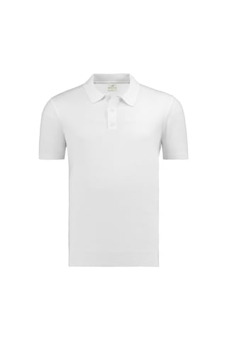 Anthony Jackson Premium Erkek Triko Polo Yaka T-shirt Giovanni Beyaz