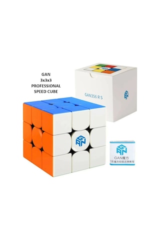 Gan 356 Rs Orjinal Profesyonel Magıc Speed Cube -gan 3x3x3 Rubık Profesyonel Zeka Sabır Küpü