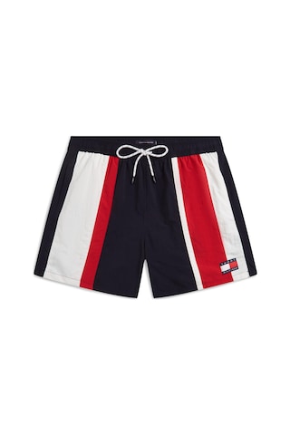 Tommy Hilfiger Orta Boy Cut&sew İpli Lacivert Yüzme Şortu-13048 Lacivert