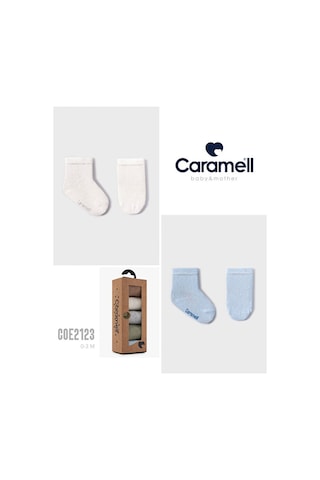 Caramell Caramel Pamuklu Erkek Bebek 5'li Çorap 0-3 Ay Crml.coe2123 Çok Renkli