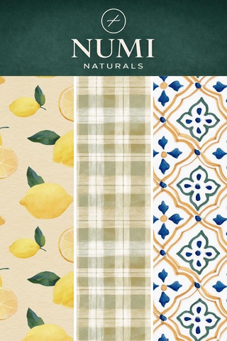 Balmumu Gıda Saklama Bezleri Premium 3 Lü Set 30 30 Cm - Blue & Lemon Serisi Çok Renkli