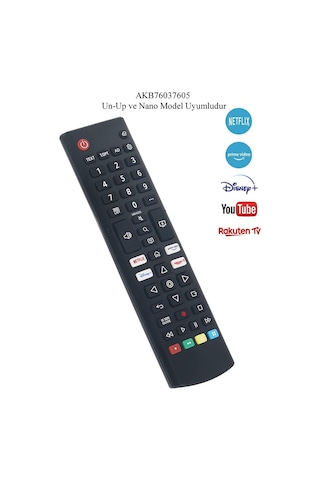 Lg Led Tv Kumanda AKB76037605 Un-Up ve Nano Model Uyumlu