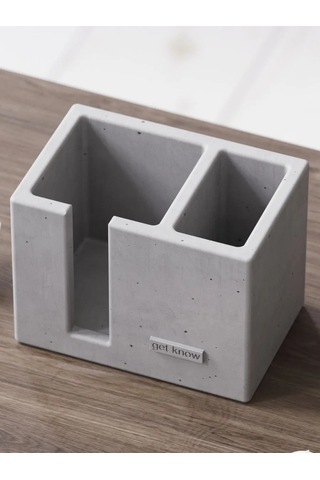 Getknow Home Beton Pamuklu Diskler İçin Kap 269943198 Gri