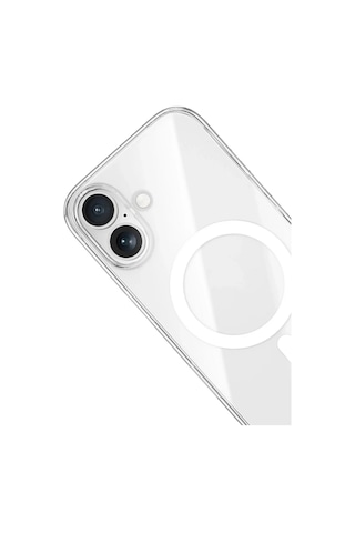 Apple Uyumlu iPhone 16 Pro Animasyonlu Şeffaf Sert Mika Sararmaz Magsafe İnce Fit Kılıf Ultra