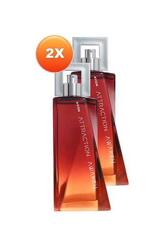 Avon Attraction Awaken Erkek Parfüm EDT 2 x 75 ML