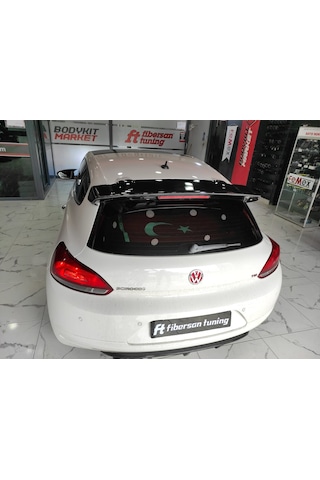 Vw Scirocco 2009-2014 R Cup Spoiler Kısa ----fibersan Tuning