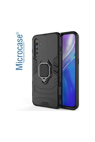 Microcase Realme 6 Batman Yüzük Standlı Kılıf