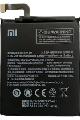 Xiaomi Uyumlu Mi 6. Mi6 Batarya Pil Bm39 3350 Mah.