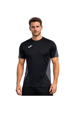 Joma Antrenman T-shirt Stadion Erkek Antrasit Siyah Tişört 9212428
