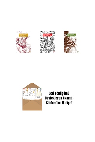Yeis İle Tabanca + Pentimento + Gül Ve Telve + Okuma Sticker'ları