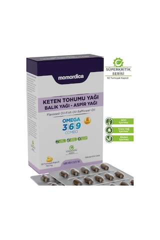 Keten Tohumu Yağı Yumuşak Kapsül - 60 Kapsül