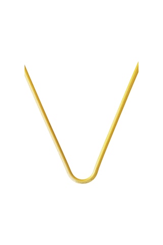 Bilezikci 3mm. Balık Sırtı 14 Ayar Altın Zincir Kolye 60cm.
