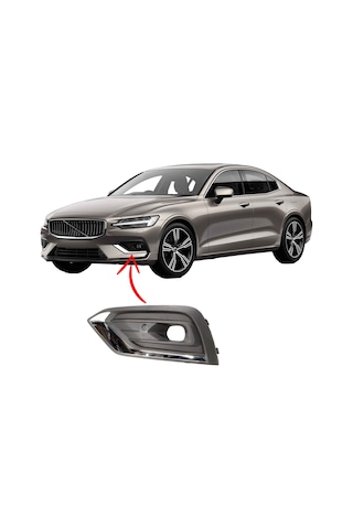 Volvo S60 V60 Ön Tampon Sis Kapağı Sol 2019- Sis Farı Olanlar İçin