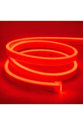 Neon Şerit Led 12v Volt Esnek Silikonlu Aydınlatma 1mt- Kırmızı Kırmızı Neon Şerit Led 12v Volt Esnek Silikonlu Aydınlatma 1mt- Kırmızı Kırmızı