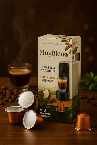 Muybieno Premium Kapsül Kahve Nespresso Uyumlu 10 Lu Kapsül Kahve