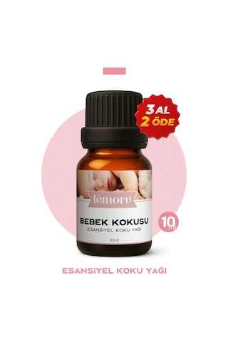 Bebek Kokusu Esansiyel Uçucu Koku Yağı Buhurdanlık Yağı Difüzör Esansı Küre 10ml Bebek Kokusu