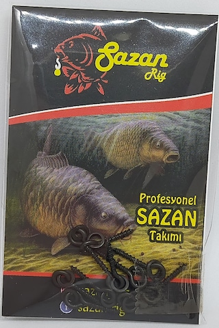 Sazan Avı Boili Yem Vidası Siyah Metal 13 Mm (10 Adet)