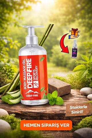 Deep Etkili Isıtıcı Masaj Jeli 100 ML