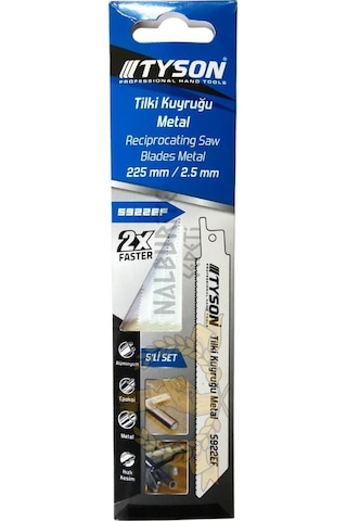Kupa Tyson Tilki Kuyruğu 150/1.4 mm. Metal - 5 Adet