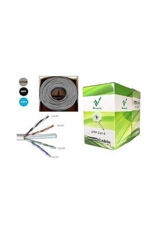 Versatile 305 Metre Cat 6 Kablo İnternet Ethernet Adsl Cat6 Kablo