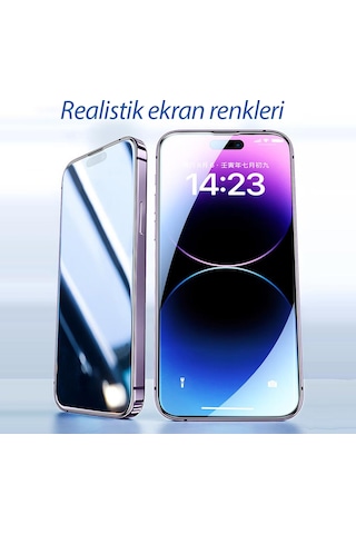 Lito D+ Pro Toz Filtreli Privacy Apple Uyumlu iPhone 16 Pro Ekran Koruyucu