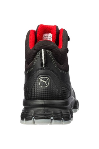 Puma Safety Condor Mid Siyah Çelik Burunlu Nubuk Deri İş Ayakkabısı S3 Src Esd 37 Numara