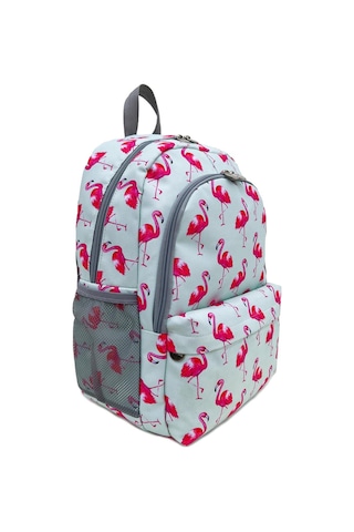 Superbag Kız Çocuk Ilkokul Çantası Flamingo Desenli Sırt Çantası Beslenmelik Ve Kalemlik 3'lü Set