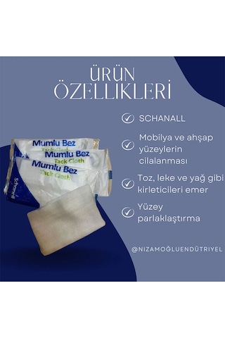 Mumlu Bez Temizlik Yüzey Parlatma Bezi Schanall