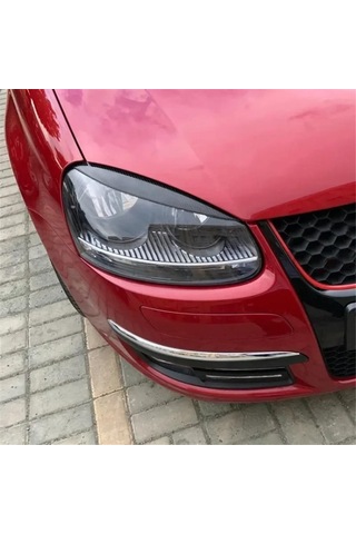 Araba Far Kaş Göz Kapağı Farlar Kaş Göz Kapağı Golf İçin Trim Kapak Gtı R 20052007 İçin Mk5 İçin 5