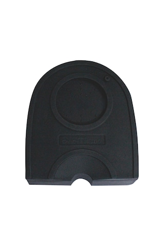 Leezsing Profesyonel Barista İçin Kaymaz Silikon Kahve Presleme Pedi, S Boy, Masa Koruyucu Ve Köşe Pedi Siyah