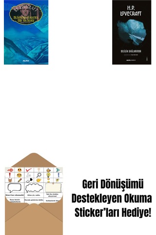 Bilinmeyen Kadath'a Düş Yolculuğu + Delilik Dağlarında + Okuma Sticker'ları