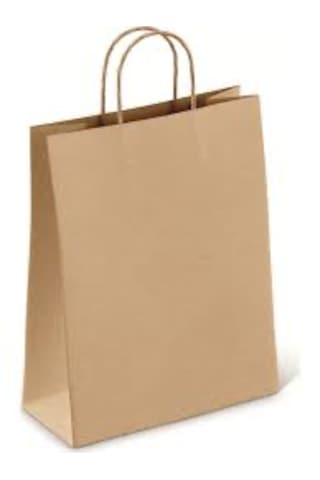 Şeylişeyler - Kraft Kâğıt Çanta 32x20x32 Cm 1 Paket 25 Adet