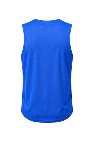 Genius Store Erkek Sıfır Kol Sporcu Atleti Ter Tutmayan Fitness Gym Tişörtü Sfr2026-mankensiz Mavi