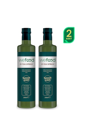 Wefood D-tox Sirkesi 2 x 250 ML