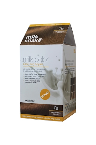 Milk_Shake Milk Color Eko - Kit Orta Kumral Egzotik - 7E (Köpüksüz) Milk_Shake Milk Color Eko - Kit Orta Kumral Egzotik - 7E (Köpüksüz)