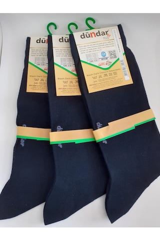 Bambu Dikissiz Soft Yikama Dogal Kokulu Erkek Soket Çorap 12'li Paket Lacivert