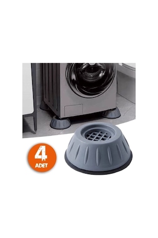 İsgstore Beyaz Eşya Altlığı Ayağı 4 Adet Çamaşır Bulaşık Makinası Buzdolabı Yükseltici Titreşim Önleyici